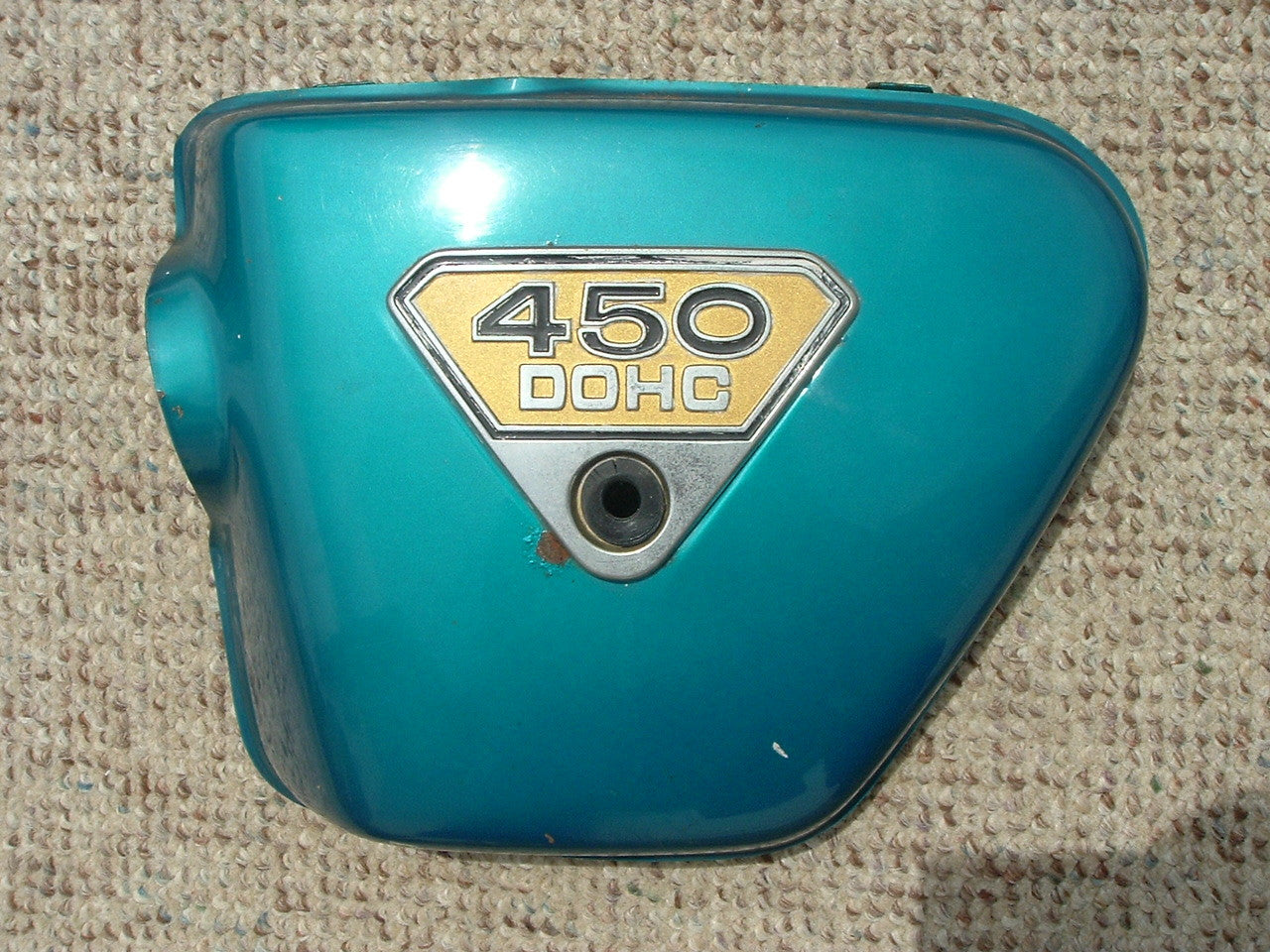 Honda CB450 Sidecover Left Green sku 1060