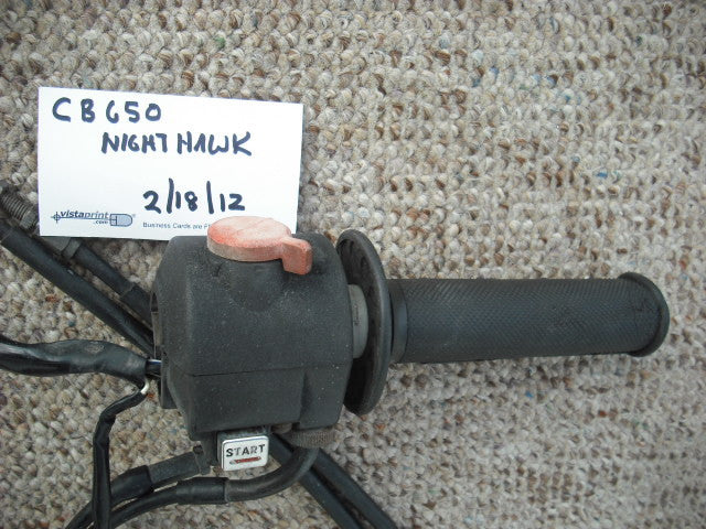 Honda CB650 Nighthawk Throttle Assembly with Switch sku 3118