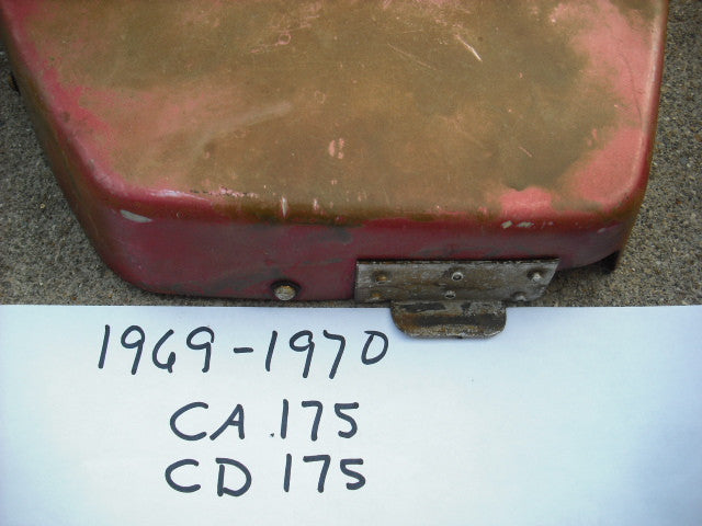 Honda CA175 CD175 Sidecover Red Right my sku 3171
