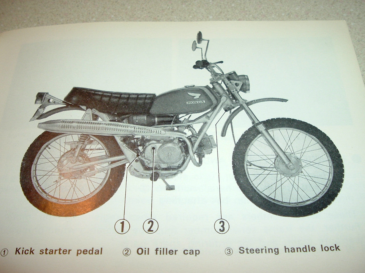 Honda SL90 1969 Owners Manual sku 6068