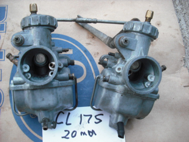Honda CB175 CL175 Carburetor Pair Complete