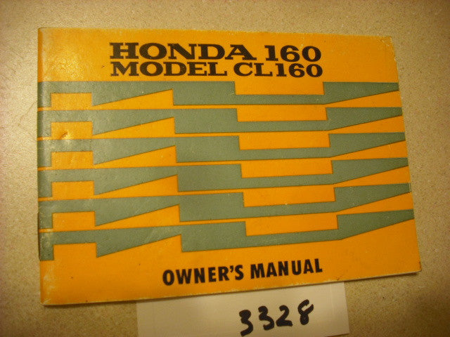 Honda CL160 Manual sku 3328