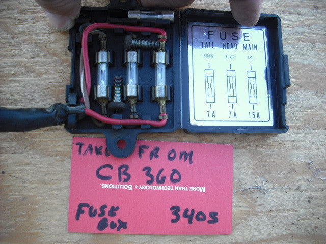 Honda CB360 CL360 Fuse Box