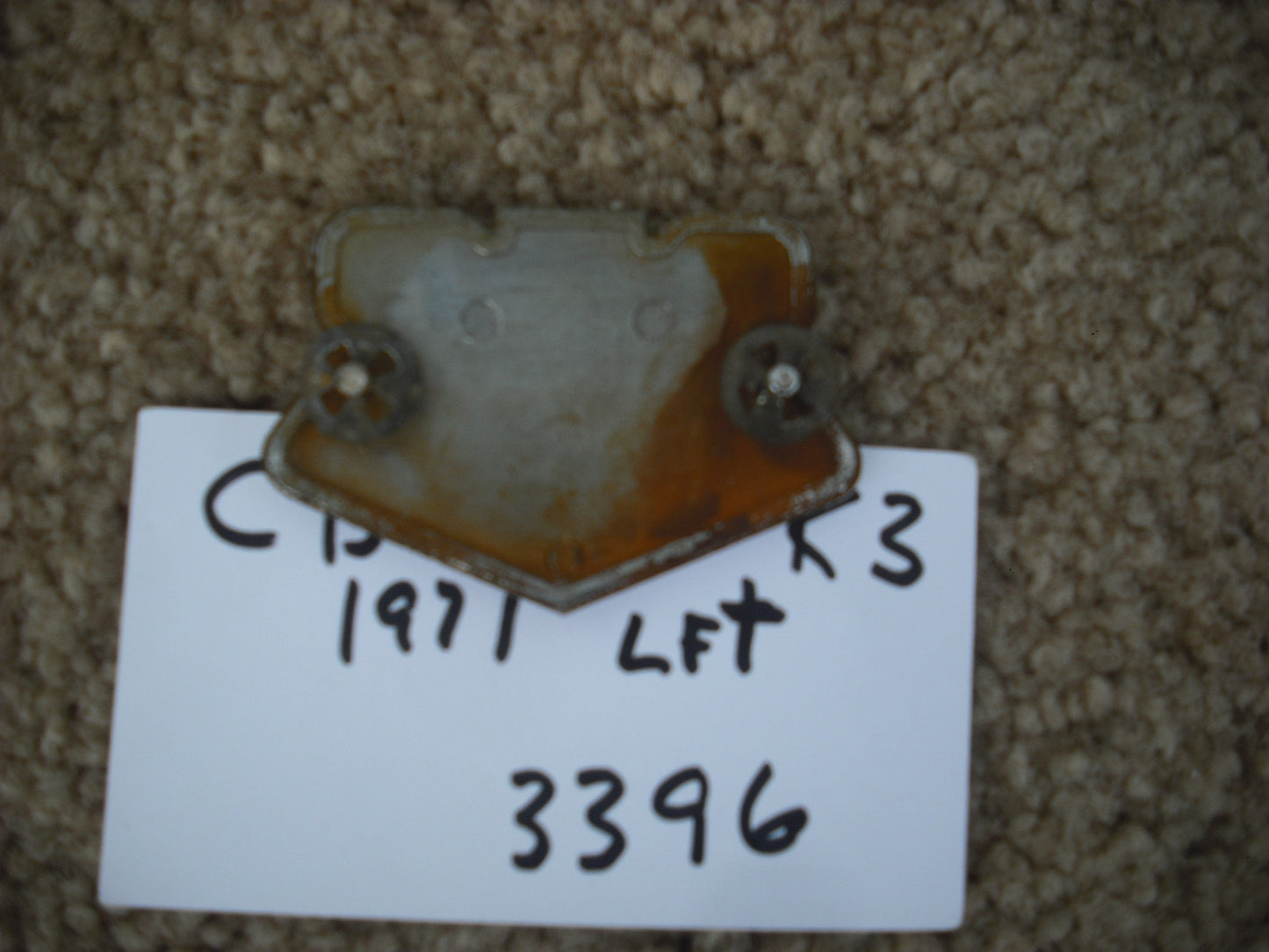 Honda CB350K3 Left Sidecover Badge