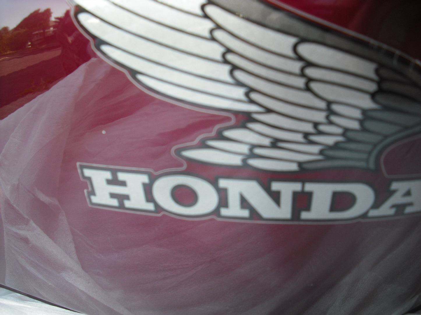 Honda 1983 CB650SC Nighhawk GAS TANK 175A1-ME5-010ZB Candy Wineberry Red 3338