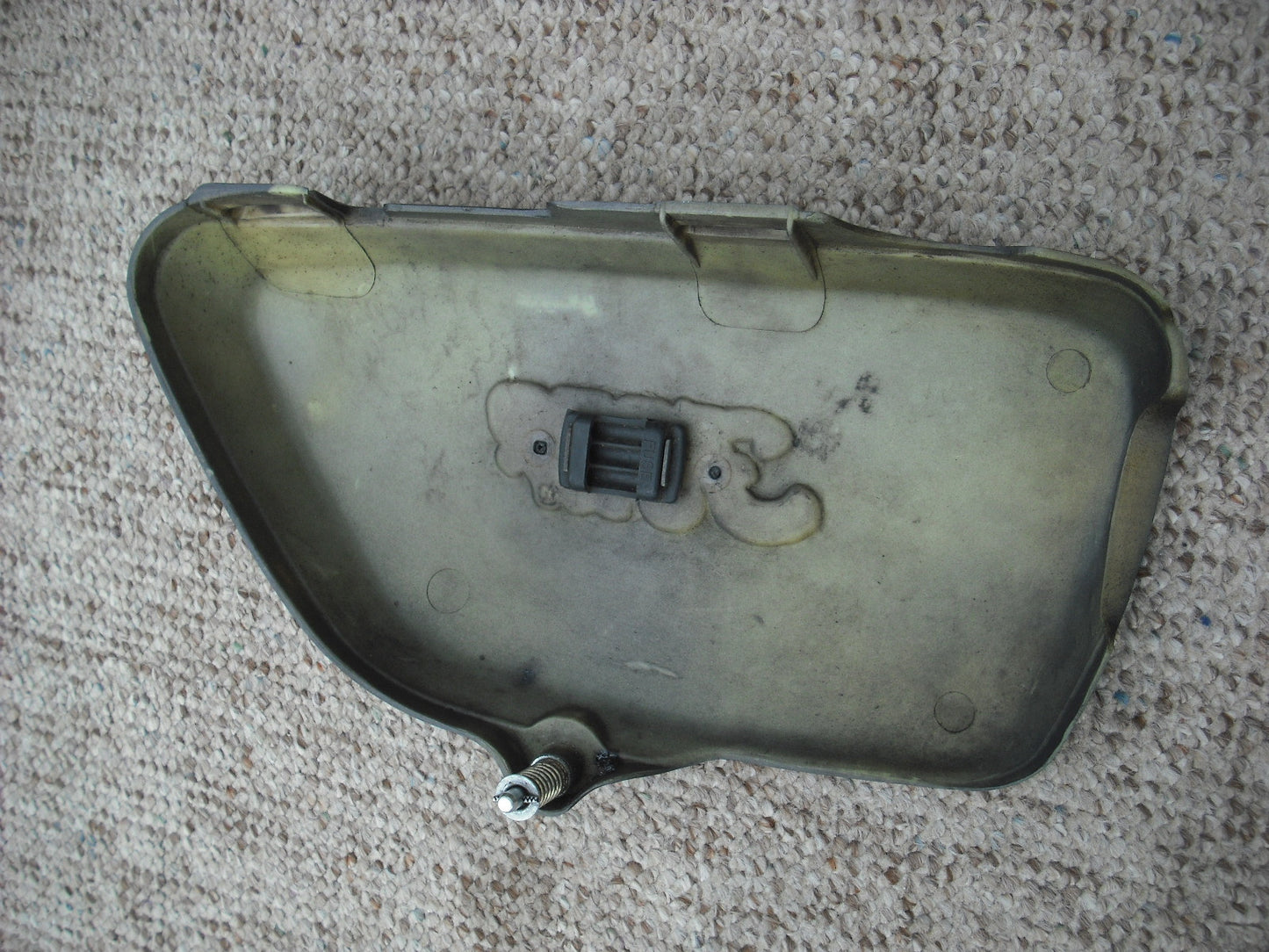 Honda CB350F 350 Four Sidecover  Glory Blue Black 1595