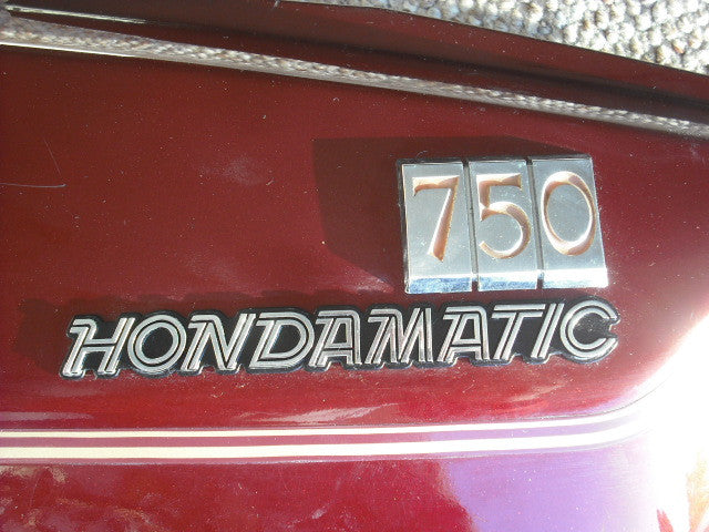Honda CB750A Hondamatic sidecover Left Red sku 3870