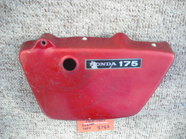 Honda CA175 CD175 sidecover  left sku  3783
