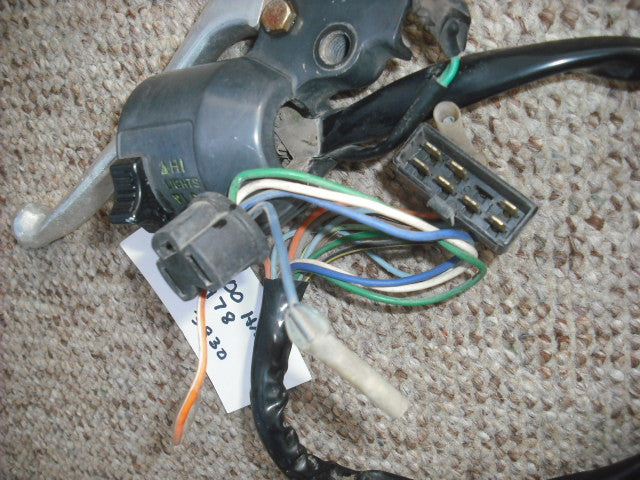 Honda CB400 Hawk Left Switch and lever sku 3830