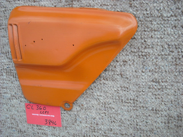 Honda CL360 Sidecover  left Orange 3846