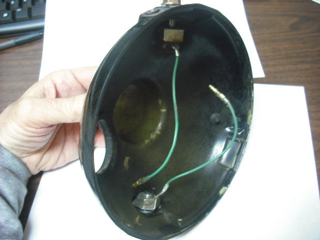 Honda CB360 Black Headlight Shell HM-26-MS