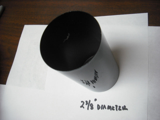 Honda NOS Black Metal Fork Cover 3858