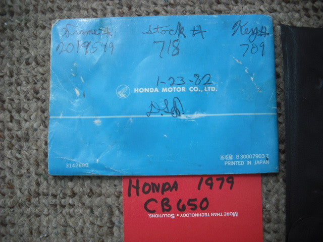 Honda CB650 1979 Owners Manual sku 3875