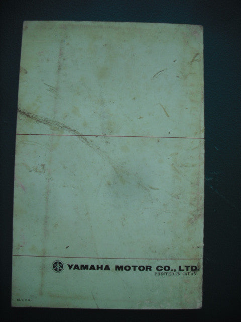 Yamaha 180 YCSI Manual 3919