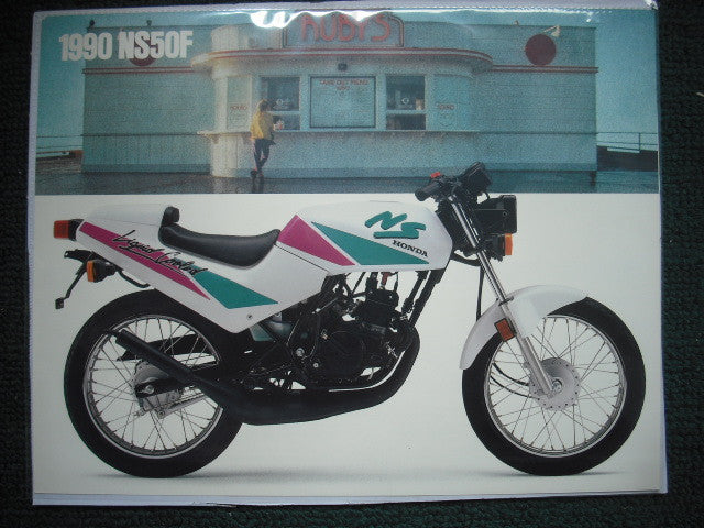 Honda NS50 1990 Full Color Brochure – ClassicJapaneseMotorcycles