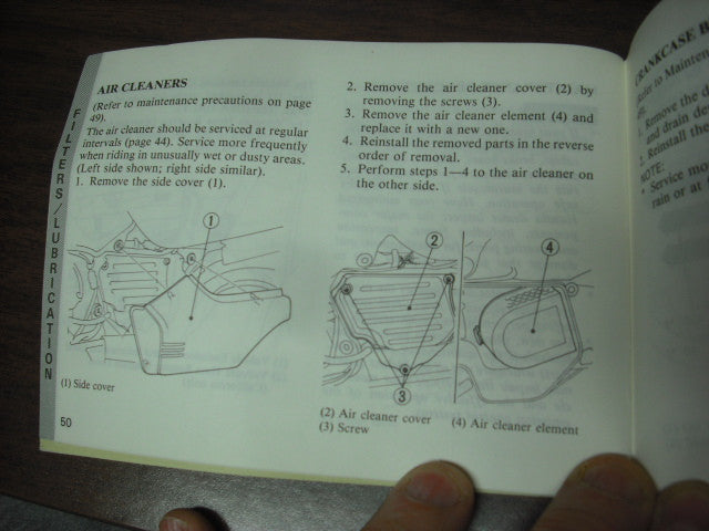 Honda CB125T Owners Manual sku 3889