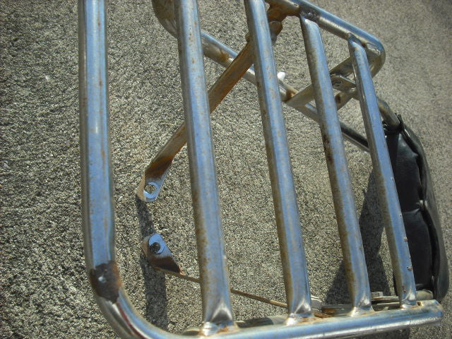Honda CB350 CL350 Luggage Rack with back rest