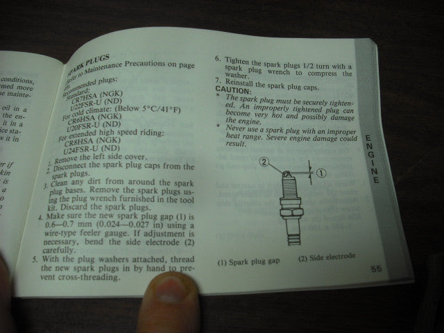 Honda CB125T Owners Manual sku 3889
