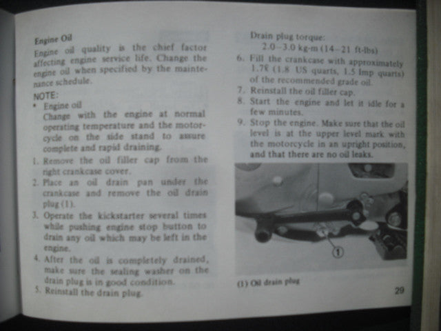 Honda XR500 1980 Owners Manual 3938