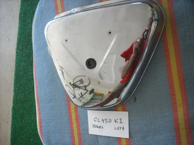 Honda CB450  CL450 Sidecover Left  Chromed 3978