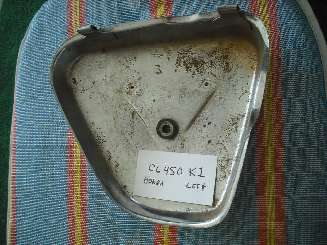 Honda CB450  CL450 Sidecover Left  Chromed 3978