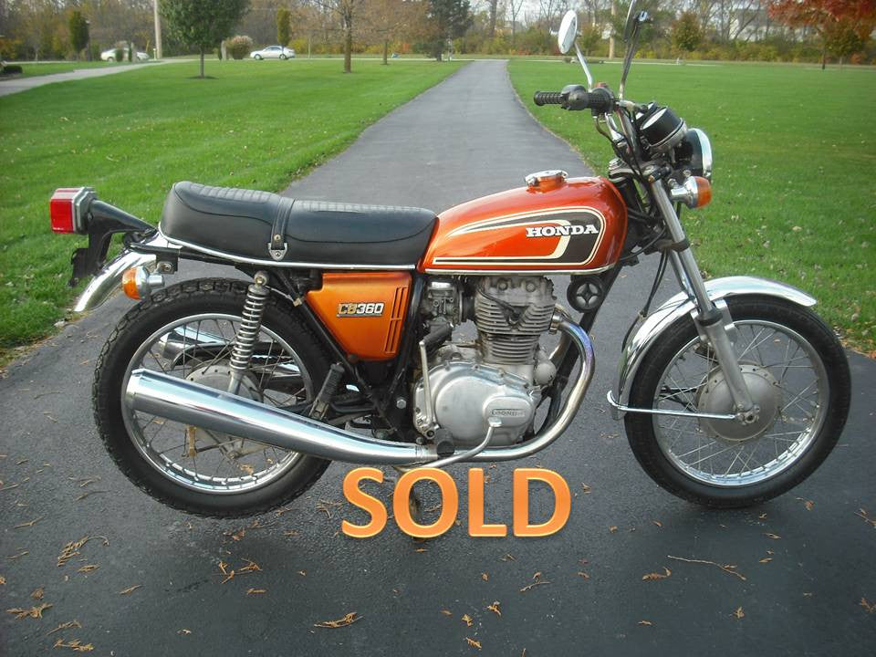Honda 1974 CB360 Candy Orange