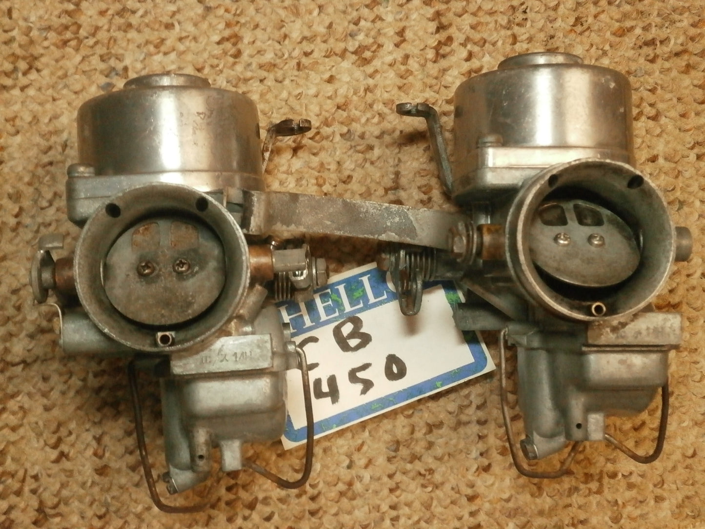 Honda CB450 Carburetor Pair complete