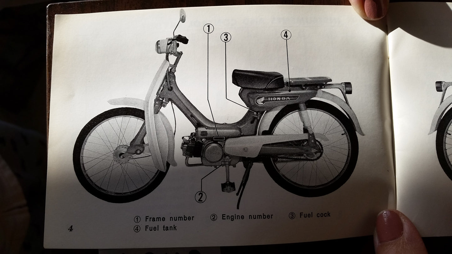 Honda PC50A NOS New Manual 4242