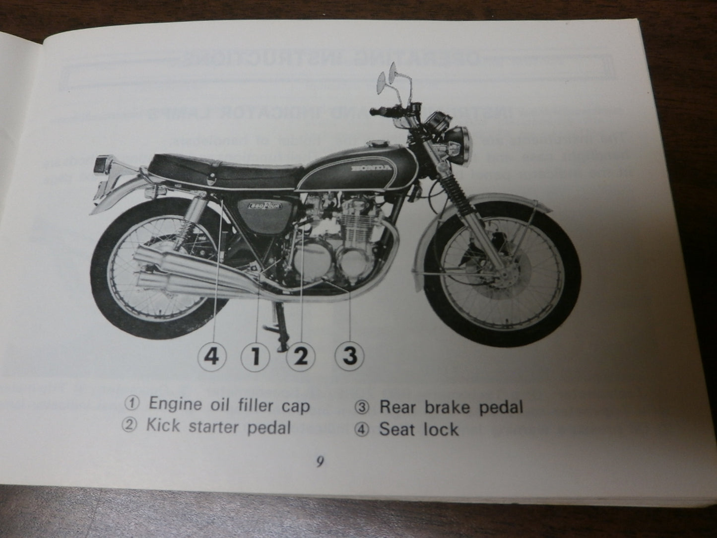 Honda CB550K0 Owners manual 4269