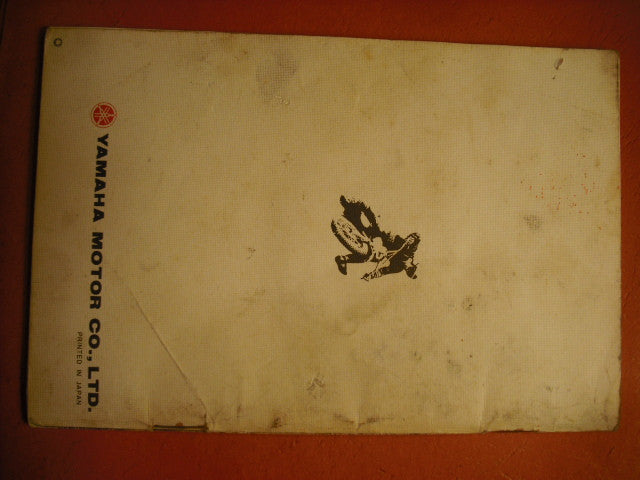 Yamaha AT2 125 Owners Manual part 316-28199-10 sku 1810