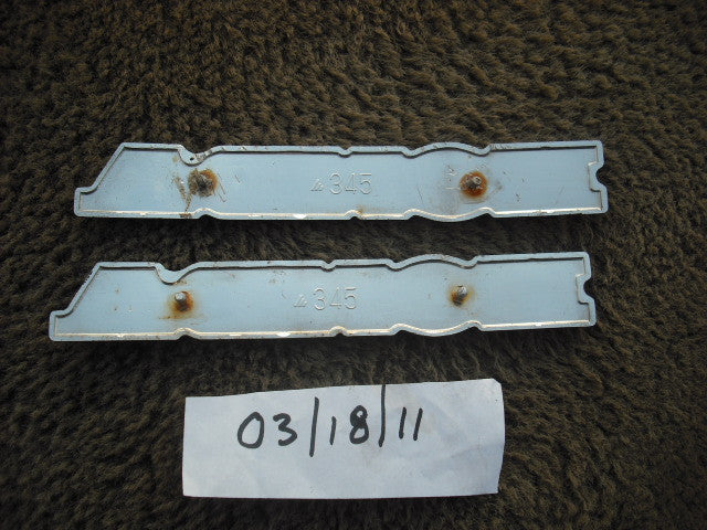 Honda CL350 K4 K5 Gas Tank Badge Pair Stamped Code 345