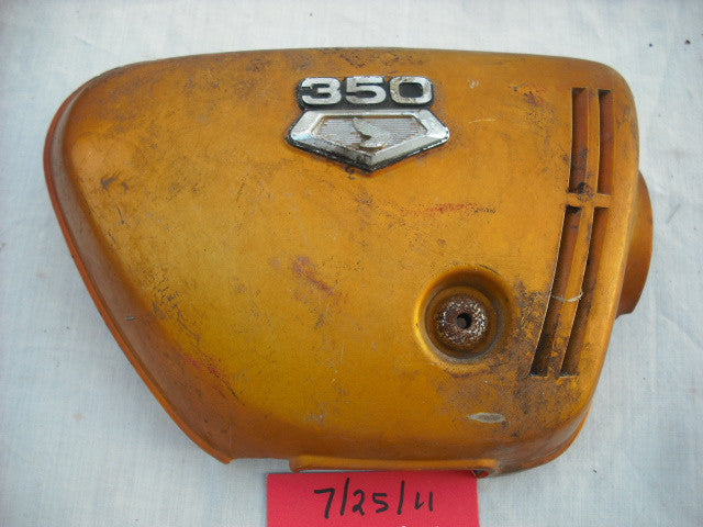 Honda CB350K3 sidecover right Candy Gold  sku 1965