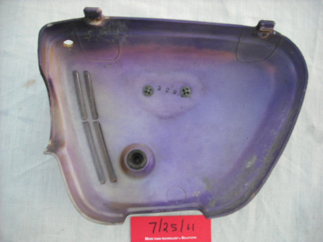 Honda CB350K4 Sidecover Right Iris Purple Metallic sku 1969