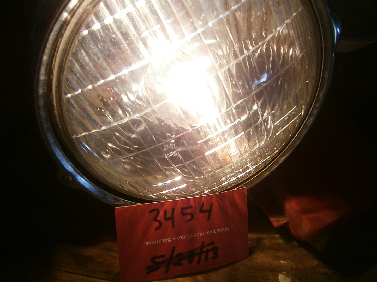 Honda CB350 CL350 Chrome Working Headlight plus ring and all connections 3454