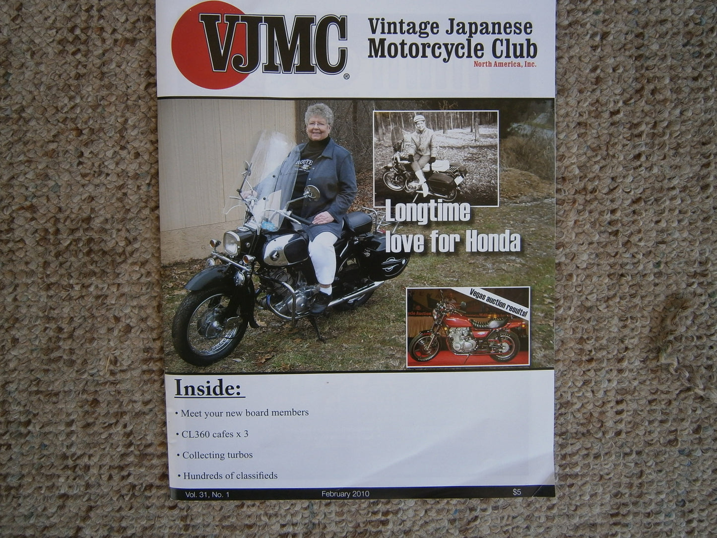 Honda CA77 Magazine Feature on VJMC Magazine free Shipping 4607