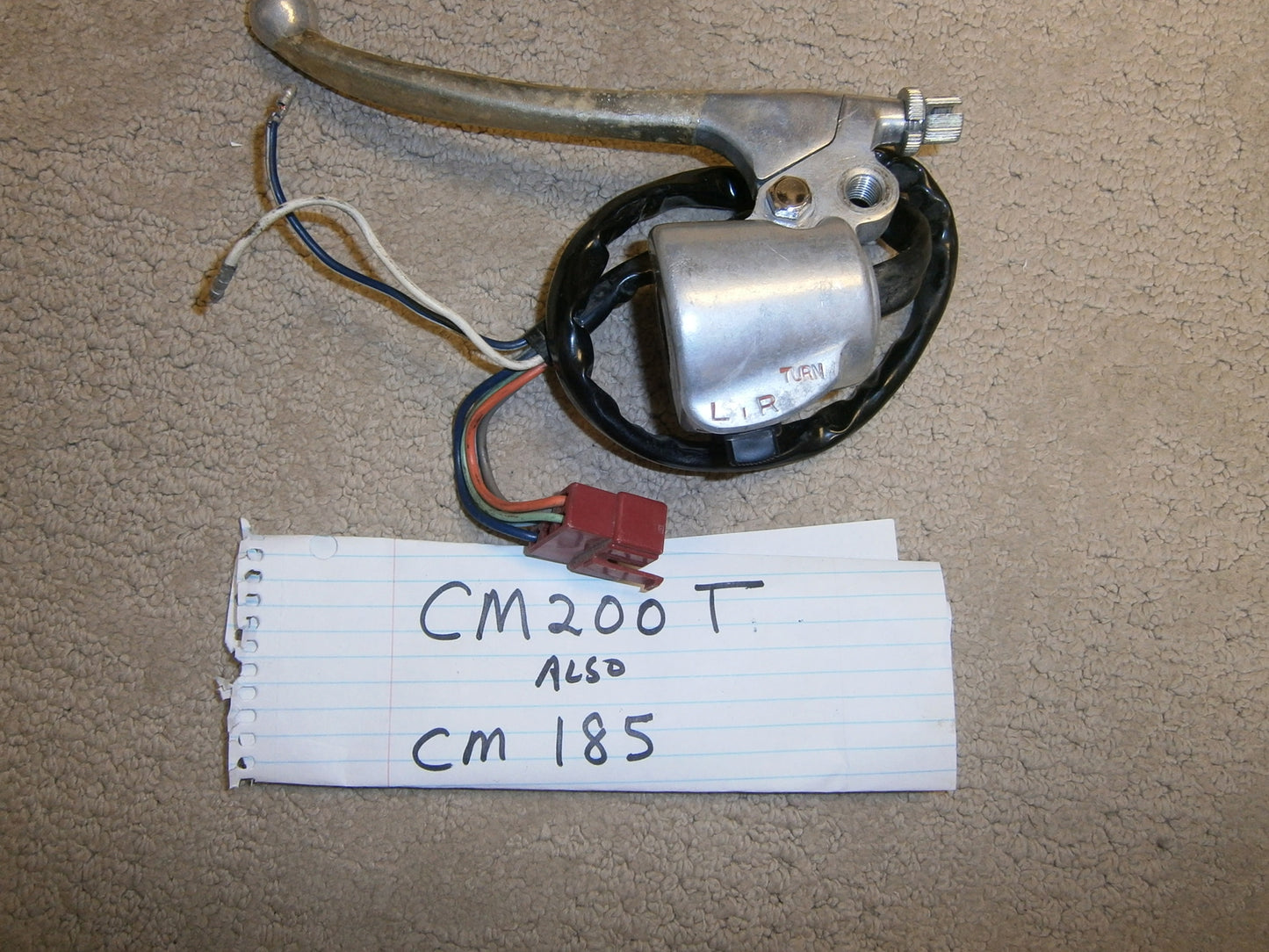 JSold Direct 09012016Honda CM200 Left Switch and Lever 3135