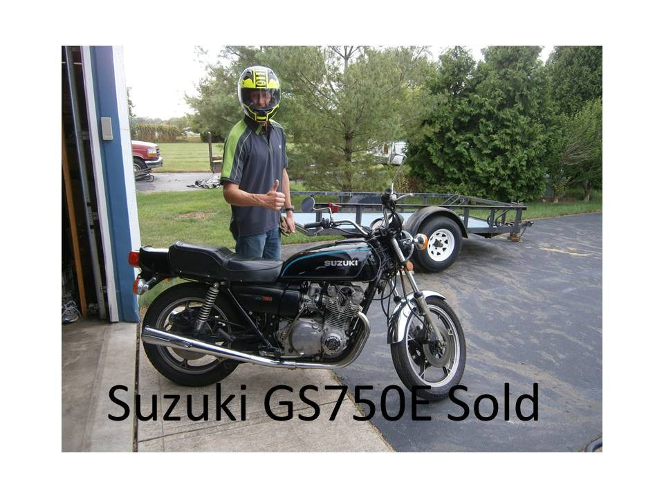 Suzuki Black GS750E 1978 SOLD