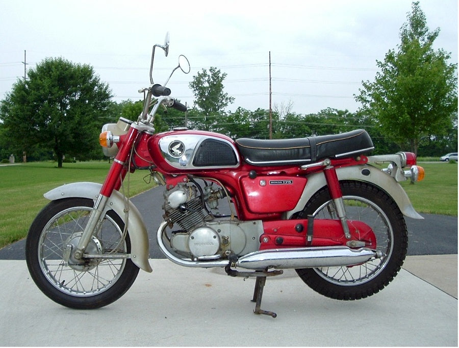 The Curious and Different Honda"s CD175 CA175 Touring.  Click on the picture for details