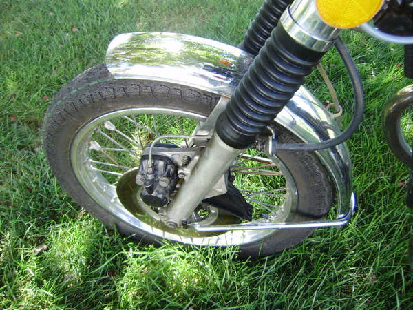 Honda CB350 1973 Tyrolean Green Metallic SKU 8000