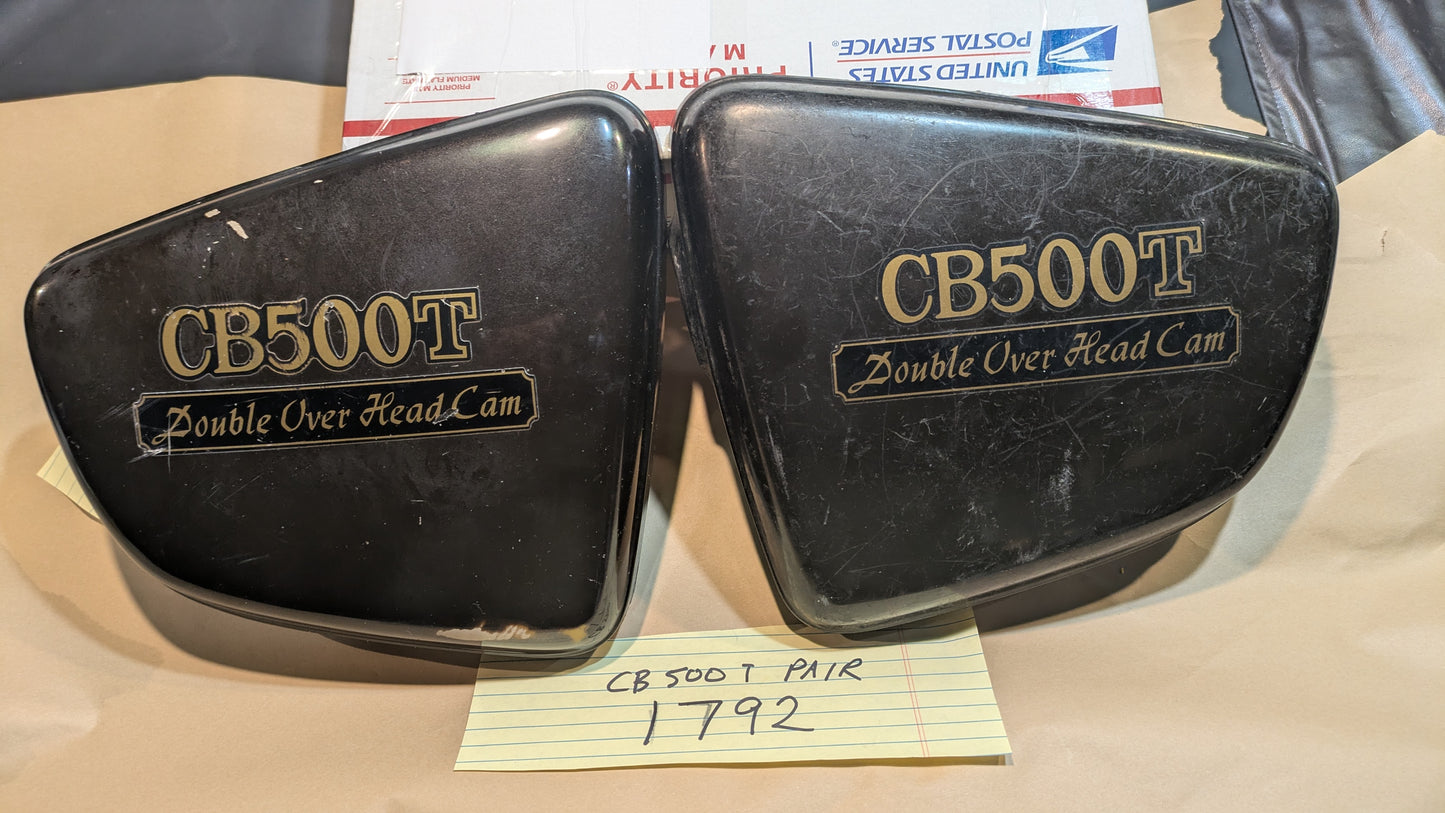 Honda CB500T Sidecover pair my  sku 1792