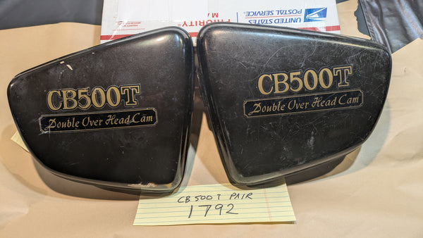 Honda CB500T Sidecover pair my  sku 1792
