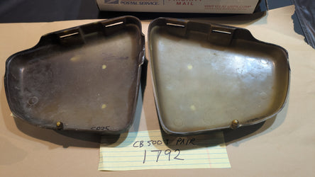 Honda CB500T Sidecover pair my  sku 1792