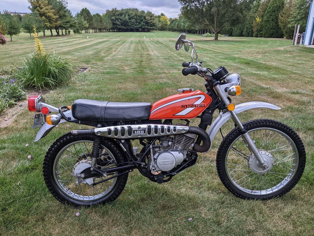 Suzuki TS185 1975 Orange – ClassicJapaneseMotorcycles