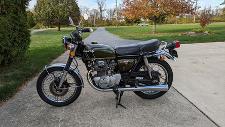 ** Available** Honda CB350G 1973 Tyrolean Green Metallic  SKU 8000