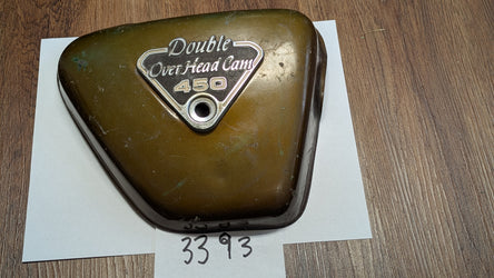 Honda CB450 CL450 sidecover right Candy Garnet Brown  my sku 3393