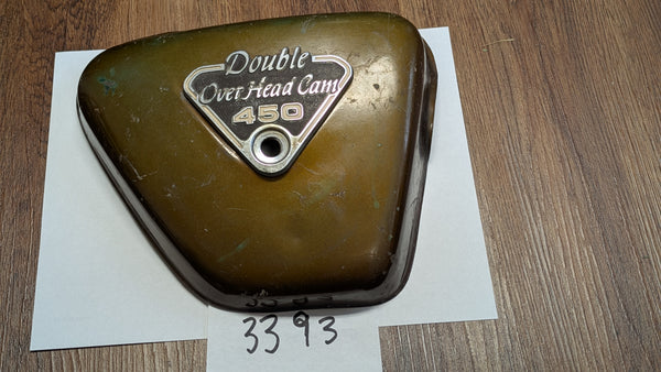 Honda CB450 CL450 sidecover right Candy Garnet Brown  my sku 3393