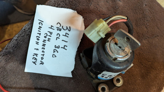 Honda CB CL360 Key and Ignition Switch Mount  complete with wiring my sku 3414