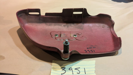 Honda CB350 Four red Left Sidecover sku 3951  sku chg 9001