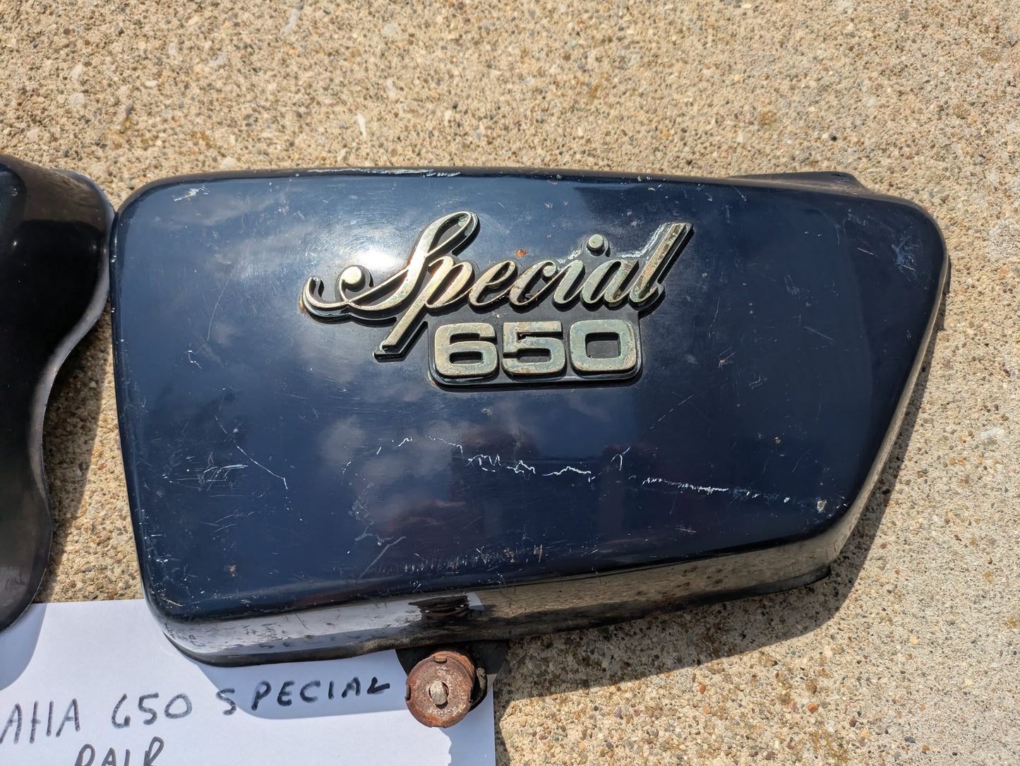 Yamaha 650 Special Blue Sidecover Pair sku my 4192B