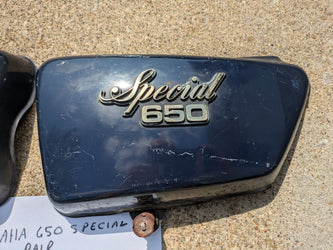 Yamaha 650 Special Blue Sidecover Pair sku my 4192B